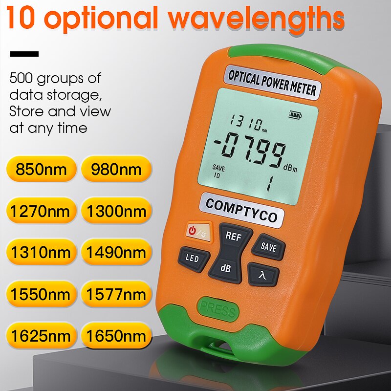 2-IN-1 Hybrid Optic Reflectometer Single Mode Fiber Cable Tester