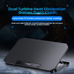 Plastic Mechanical Adjustment Cooling Fan Portable Laptop Stand