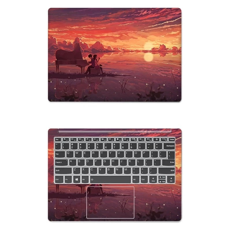 PVC Protective Sky Pattern Laptop Sticker Skin Cover