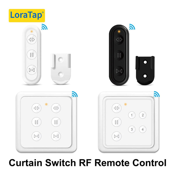 LoraTap 240V Plastic 4 Channels Portable Control Shutter Blinds Switch