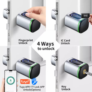 RayKube Aluminium Alloy Fingerprint Digital Smart Door Lock