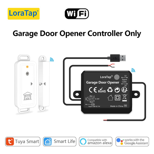 LoraTap Plastic HomeKit Smart Remote Control Garage Door Opener