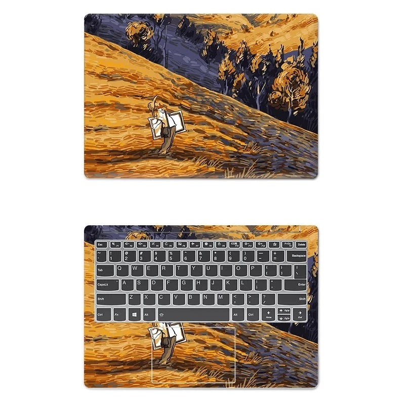 PVC Protective Sky Pattern Laptop Sticker Skin Cover