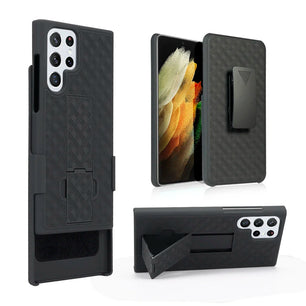 2-IN-1 Dual Layer Half-Wrapped Case With Belt Clip For Samsung