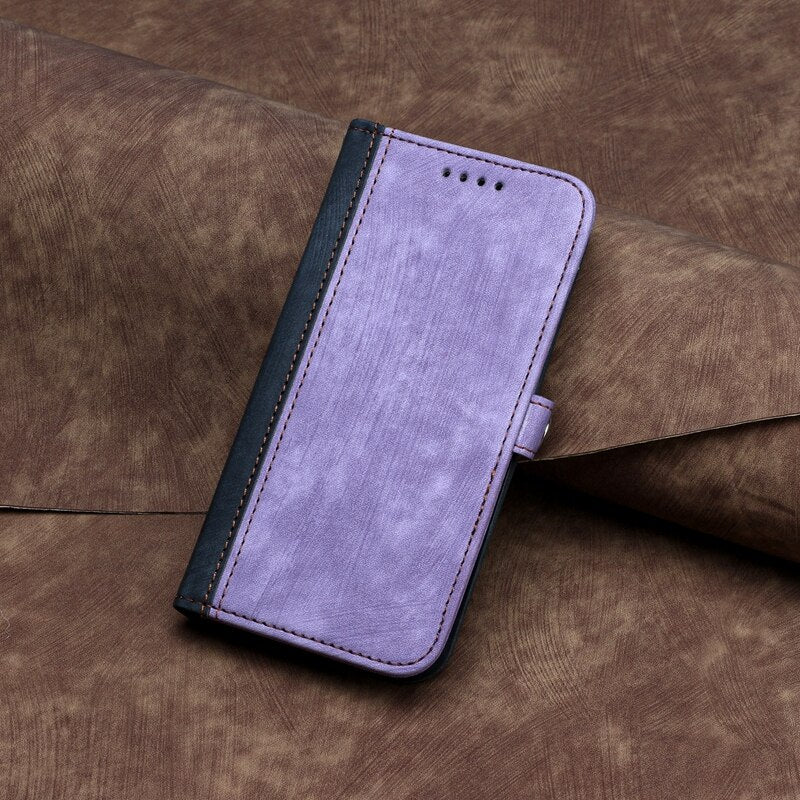 Leather Protective Flip Case For Samsung Galaxy S23 Ultra