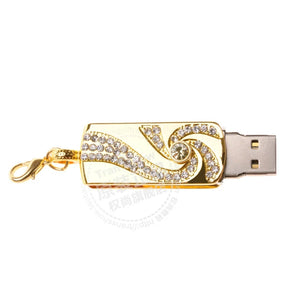 256GB Metallic USB 2.0 Rectangle Shaped Memory Stick Pen Drive