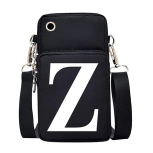 100% Canvas Waterproof Zipper Closure Crossbody Bag For Mobile