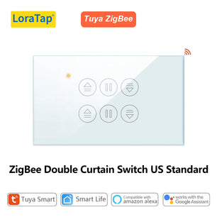 LoraTap 240V 300W Plastic WiFi Rolling Blinds Curtain Switch