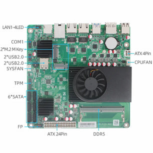 Topton 128MB 1*10G 2*i226-V 2.5G Intel Core i3-N305 Motherboard