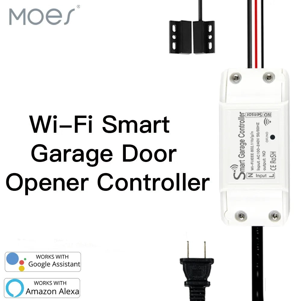 Moes Plastic Remote Control Smart Garage Door Opener Controller