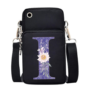 100% Canvas Waterproof Zipper Closure Crossbody Bag For Mobile