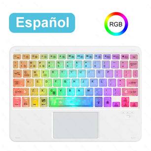 RGB Wireless Bluetooth Keyboard For iPad Android Windows Tablet