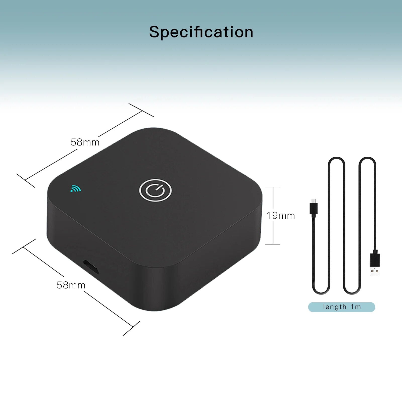 Moes Air Quality Detector Portable Smart Wireless Humidity Sensor