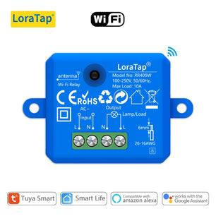 LoraTap 10A Plastic Wireless Switch Socket Relay Module Kit
