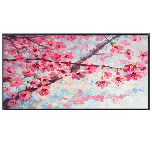 100% Canvas Modern Floral Handmade Elegant Artwork Oil Painting