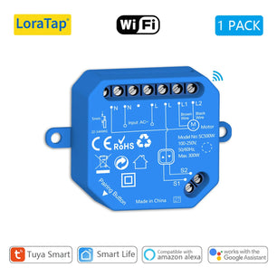 LoraTap 240V Plastic Automatic WIFI Roller Shutter Curtain Module