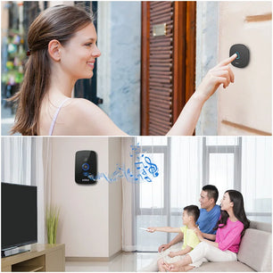 Kerui Plastic Wireless Waterproof Battery Cordless Remote Doorbell