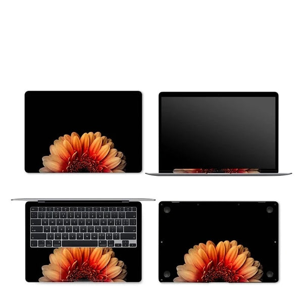 PVC Protective Flower Pattern Laptop Skin Cover