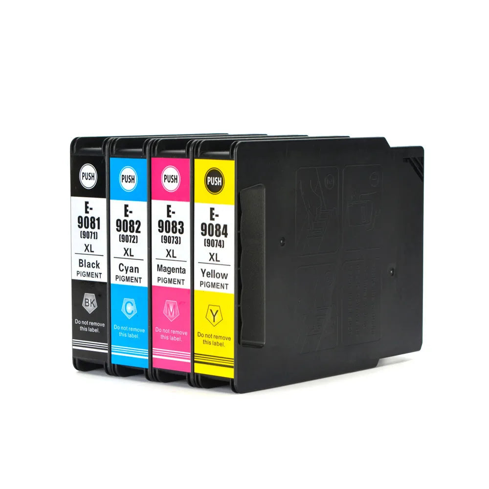 T9081 T9082 T9083 T9084 Ink Cartridge For Epson WF-6090DW 6590DWF