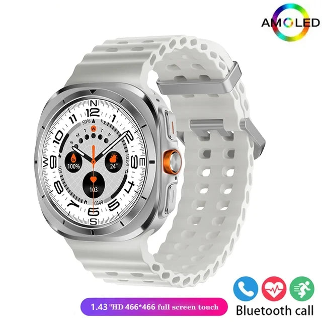 Silica Gel Smart Bluetooth Voice Support Square Shaped Sports Watch