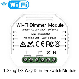 Moes Plastic Smart Voice Control Universal Switch Module