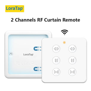 LoraTap 250V 600W Plastic WiFi Rolling Blinds Curtain Switch