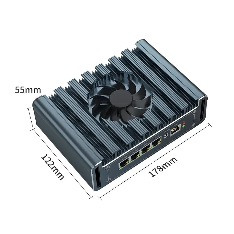 Topton 12th Gen 2.5GB N100 i226-V DDR5 Multimedia Mini Desktop