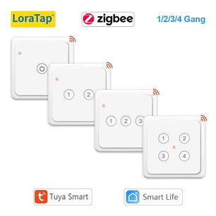 LoraTap Plastic Bluetooth Wireless Scene Switch Push Button