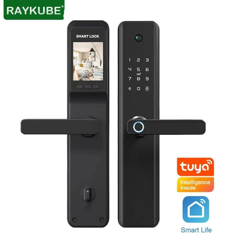 RayKube Aluminium Alloy Fingerprint Digital Smart Door Lock