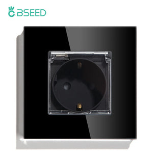 Bseed 16A Glass Panel Wireless WIFI Control Smart Power Socket