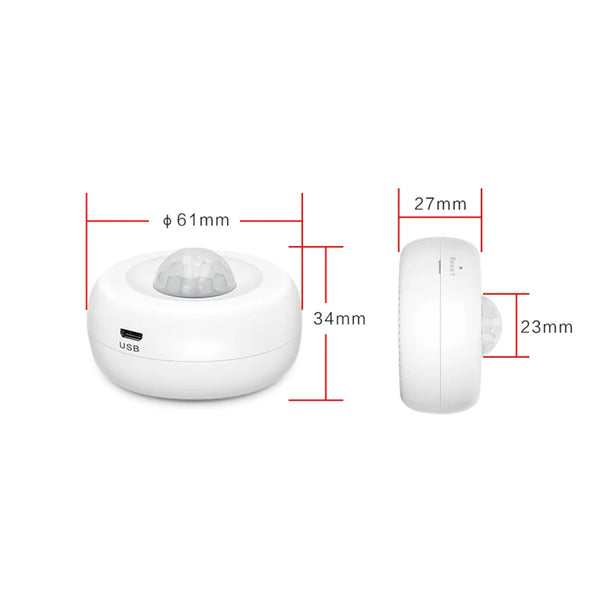 Bseed Plastic Zigbee Smart Human Body PIR Motion Sensor Switch