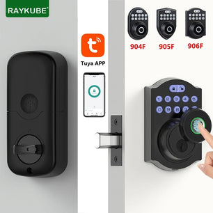 RayKube Aluminium Alloy Fingerprint Digital Smart Door Lock