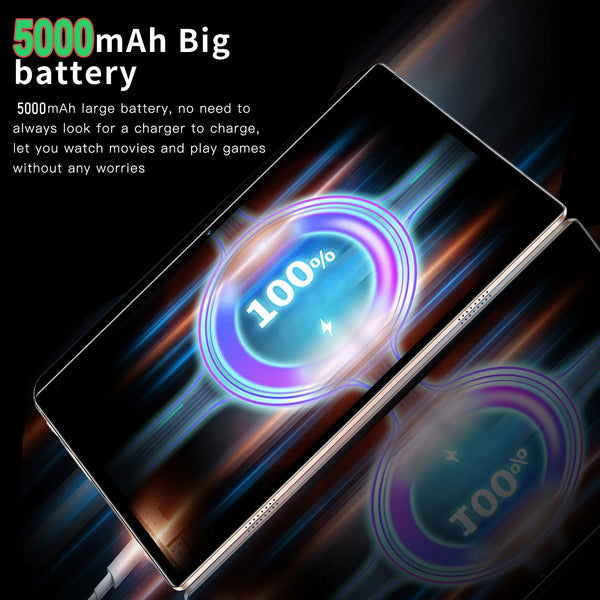 5000mAh Type-C USB 4GB RAM 64GB ROM 10.1 Inches Touch Tablet