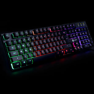 104 Keys USB Support Wired Mechanical RGB Backlit Gaming Keyboard