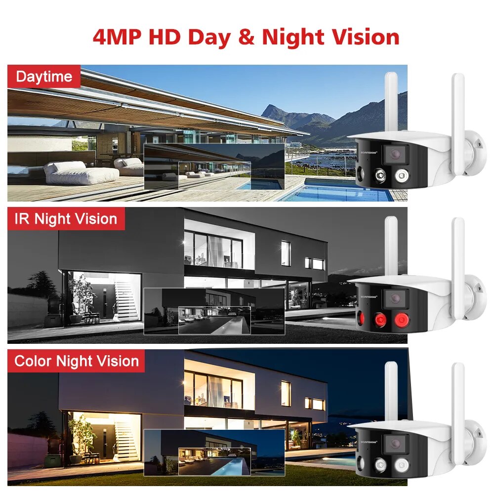 Boavision 4MP Night Vision Waterproof High Speed Bullet Camera