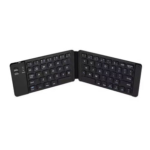 Foldable Plastic Touchpad Bluetooth Wireless Rechargeable Keyboard