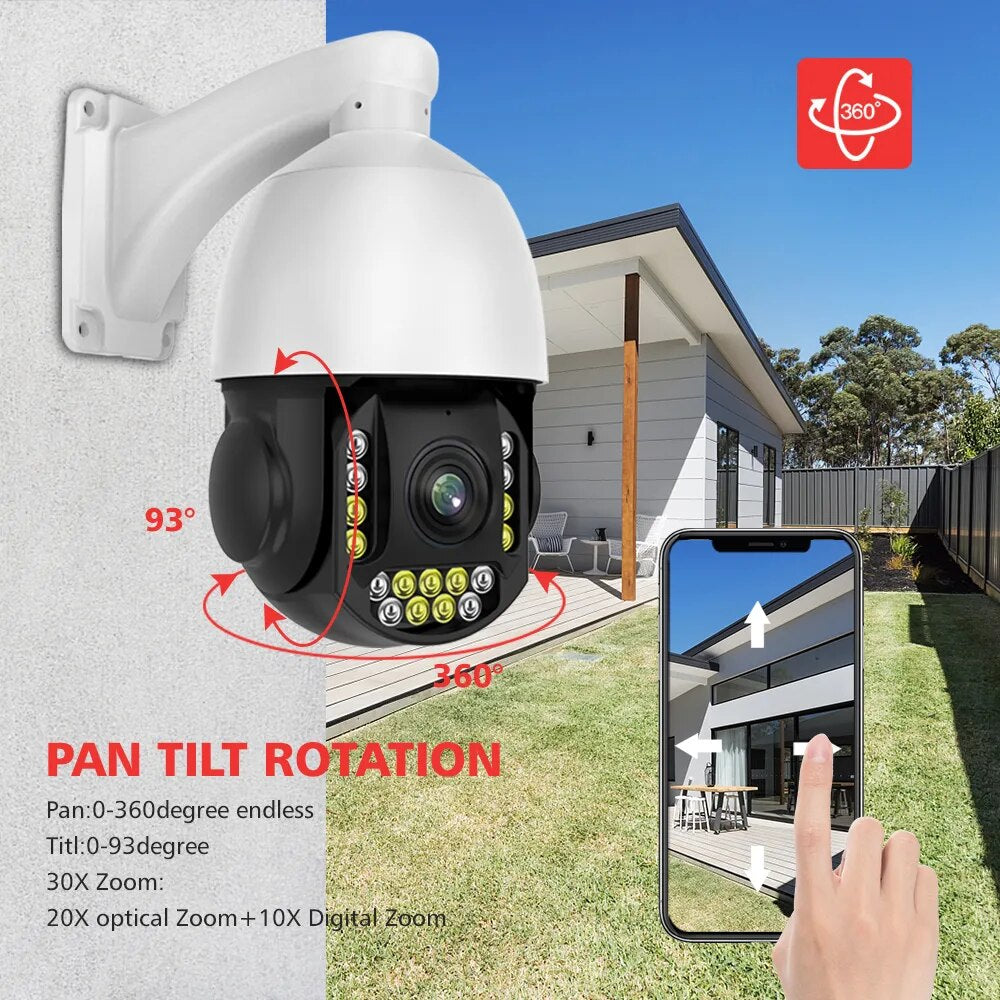 Boavision 5MP Night Vision Waterproof High Speed Dome Camera