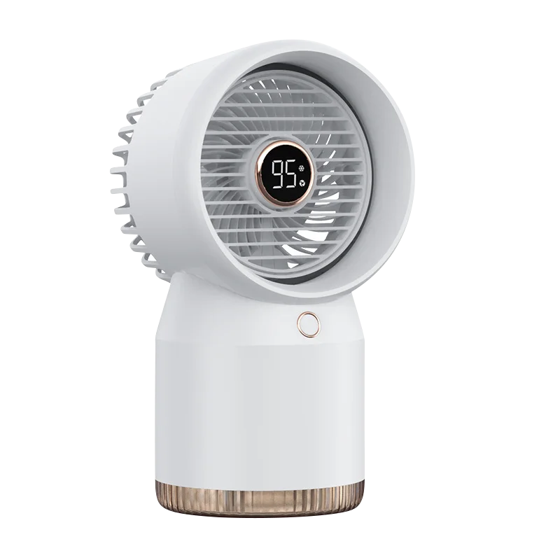 2-IN-1 Spray Mist Discharge Mini Portable Humidifier Fan For Home