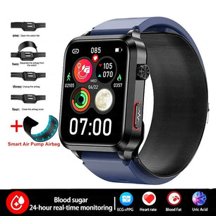 Silica Gel ECG Precise Detection Health Bluetooth Smart Watch