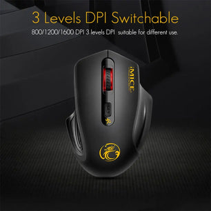 1600DPI Wireless Bluetooth Gamer Mouse With 4 Buttons and 1 Roller