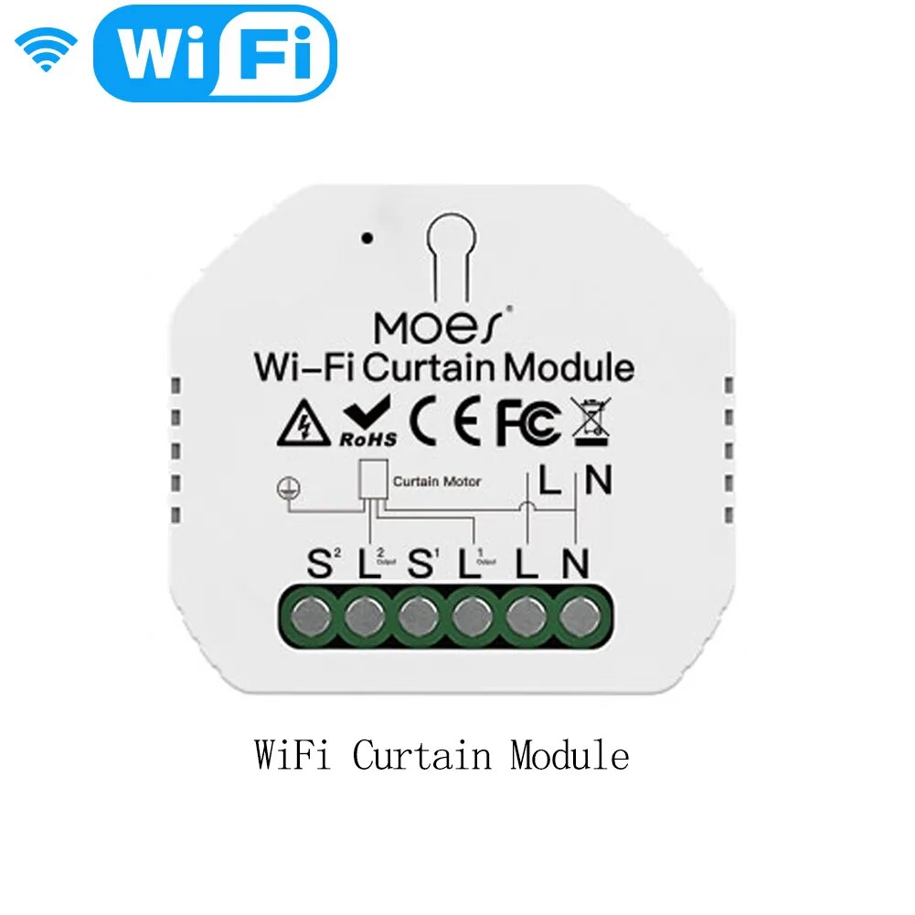 Moes Plastic Smart Voice Control Universal Switch Module