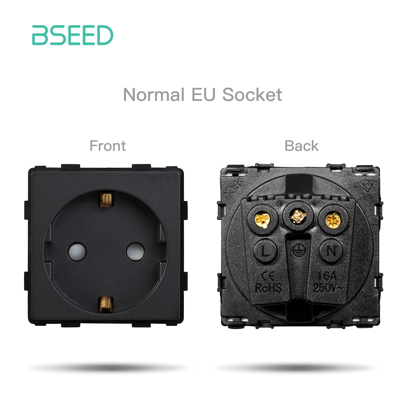 Bseed 16A Glass Panel Wireless WIFI Control Smart Power Socket