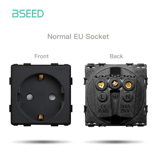 Bseed 16A Glass Panel Wireless WIFI Control Smart Power Socket