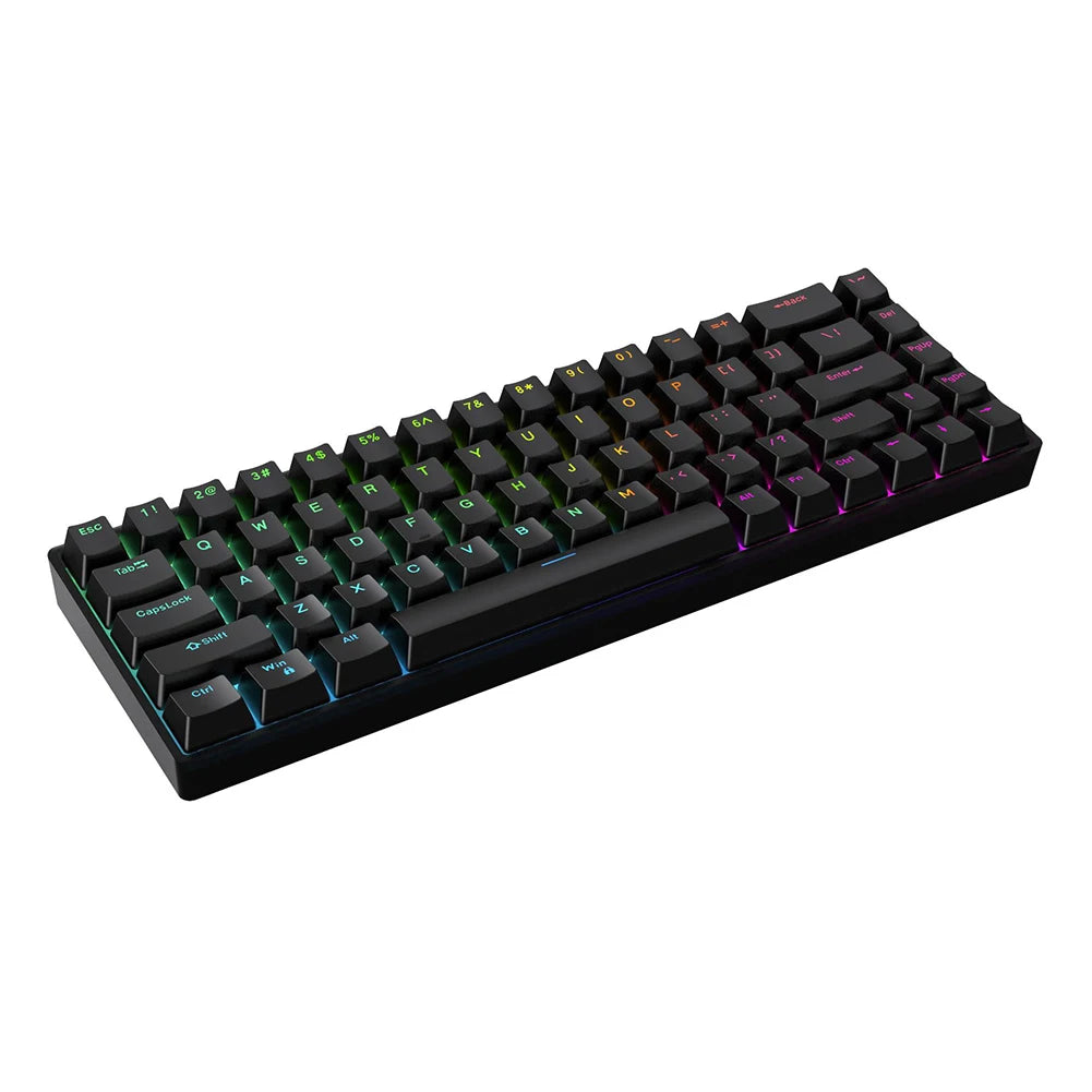 68 Keys Mechanical Fast Gaming Wired RGB Backlight Keyboard