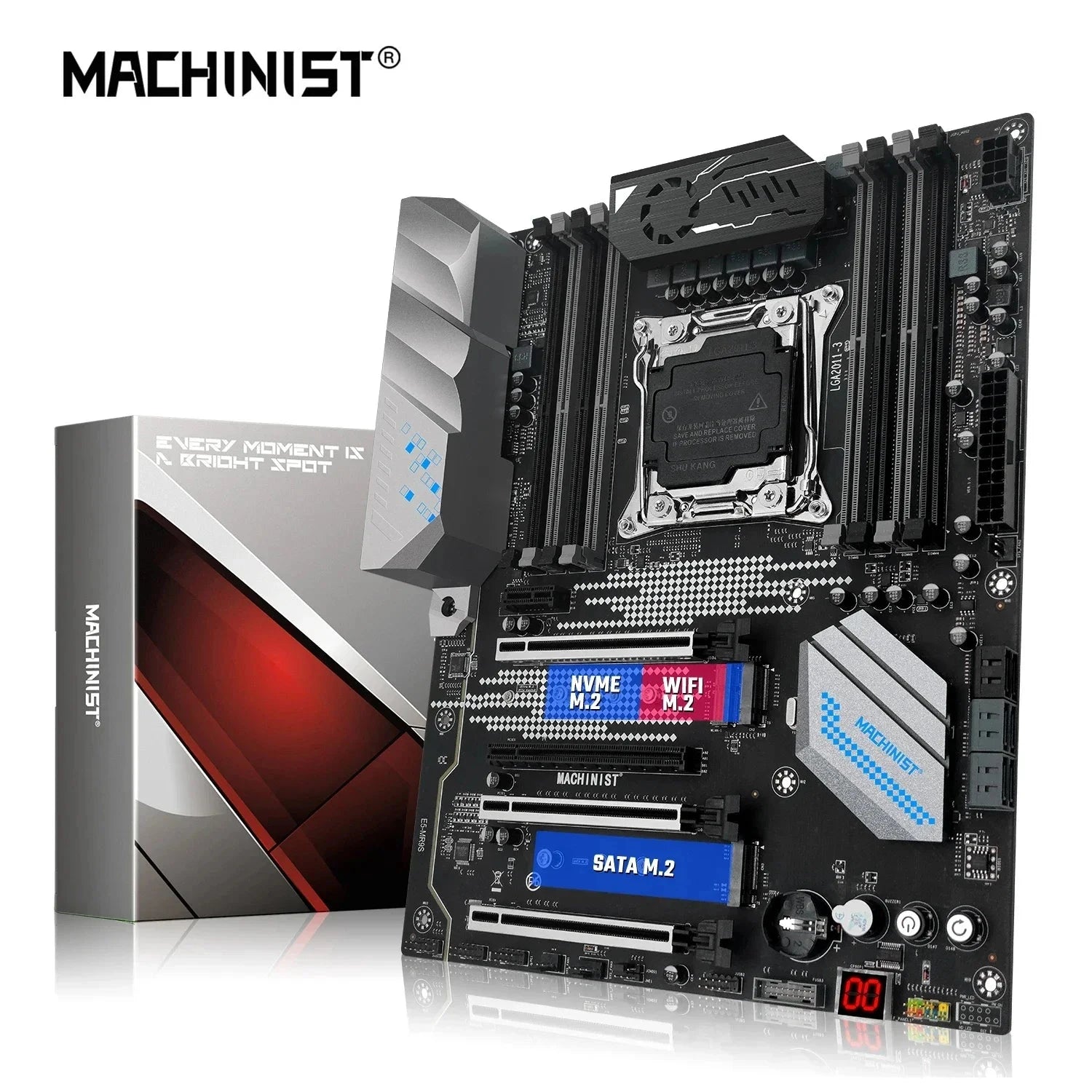 Machinist LGA 2011-3 Intel Xeon E5 V3 V4 Desktop Motherboard Set