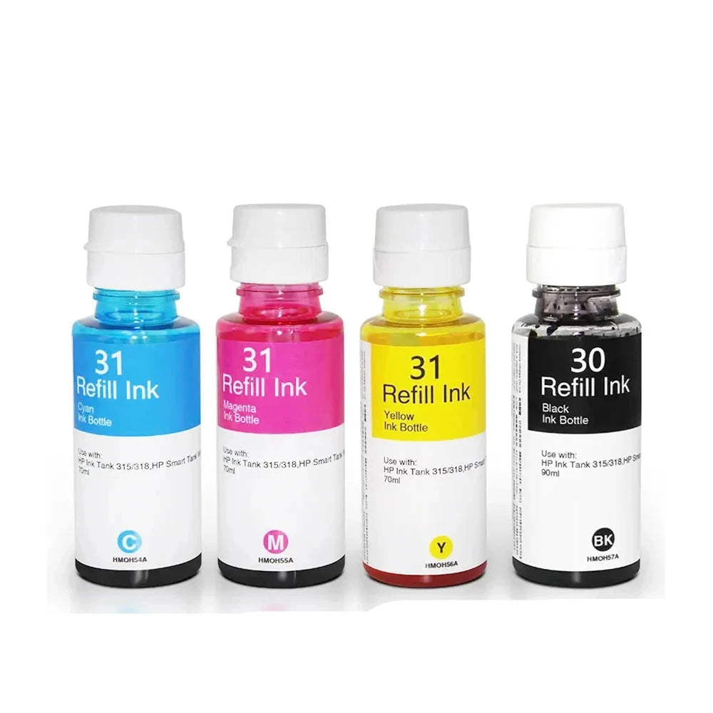 30 31 Ink Refill Compatible For HP 315 318 319 415 419 450 455 457