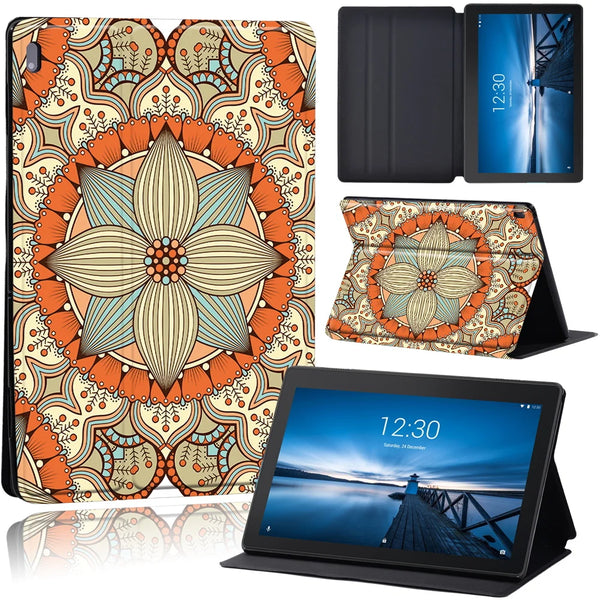 Leather Shockproof Folio Cover Compatible For Lenovo Tablet