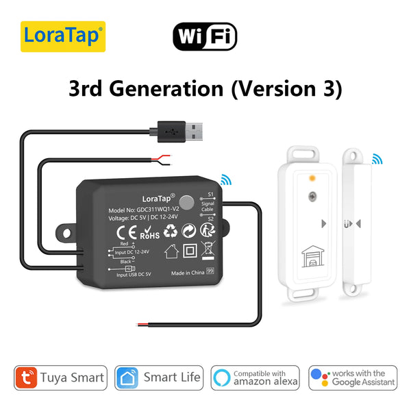 LoraTap Plastic HomeKit Smart Remote Control Garage Door Opener