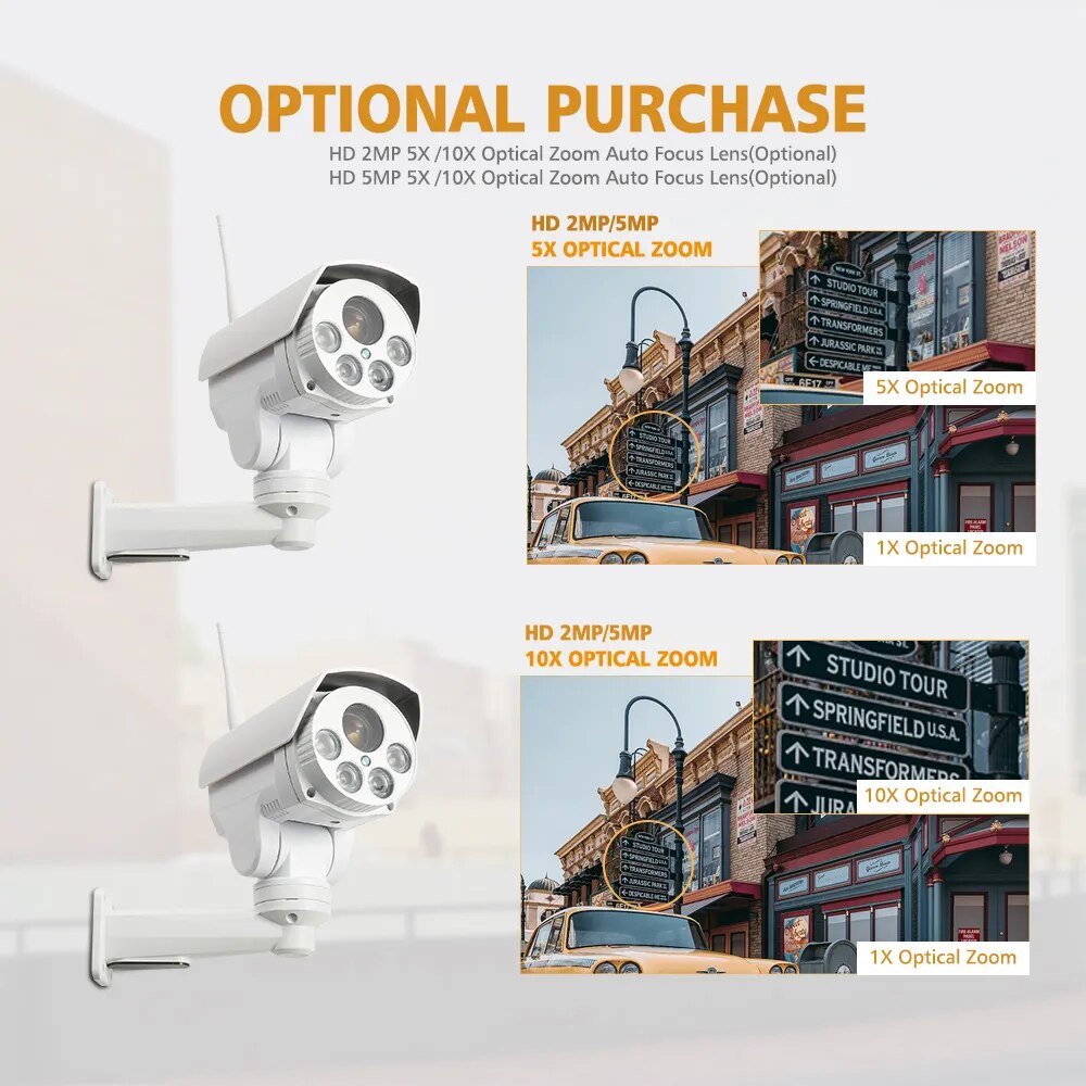 Boavision 5MP Night Vision High Speed Auto Tracking Bullet Camera