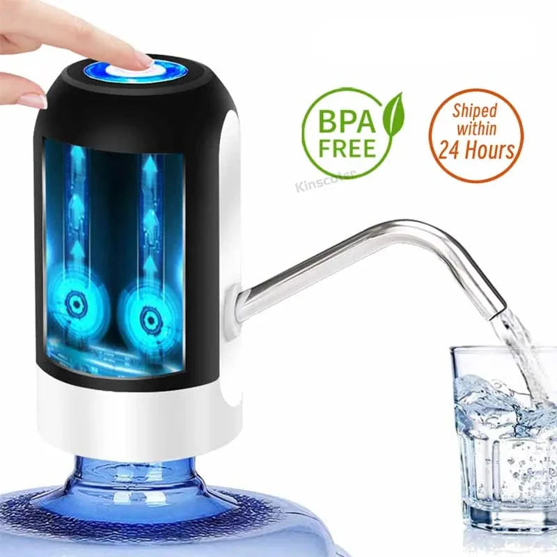 1200mAh Plastic Wireless Rechargeble Automatic Drinking Water Pump